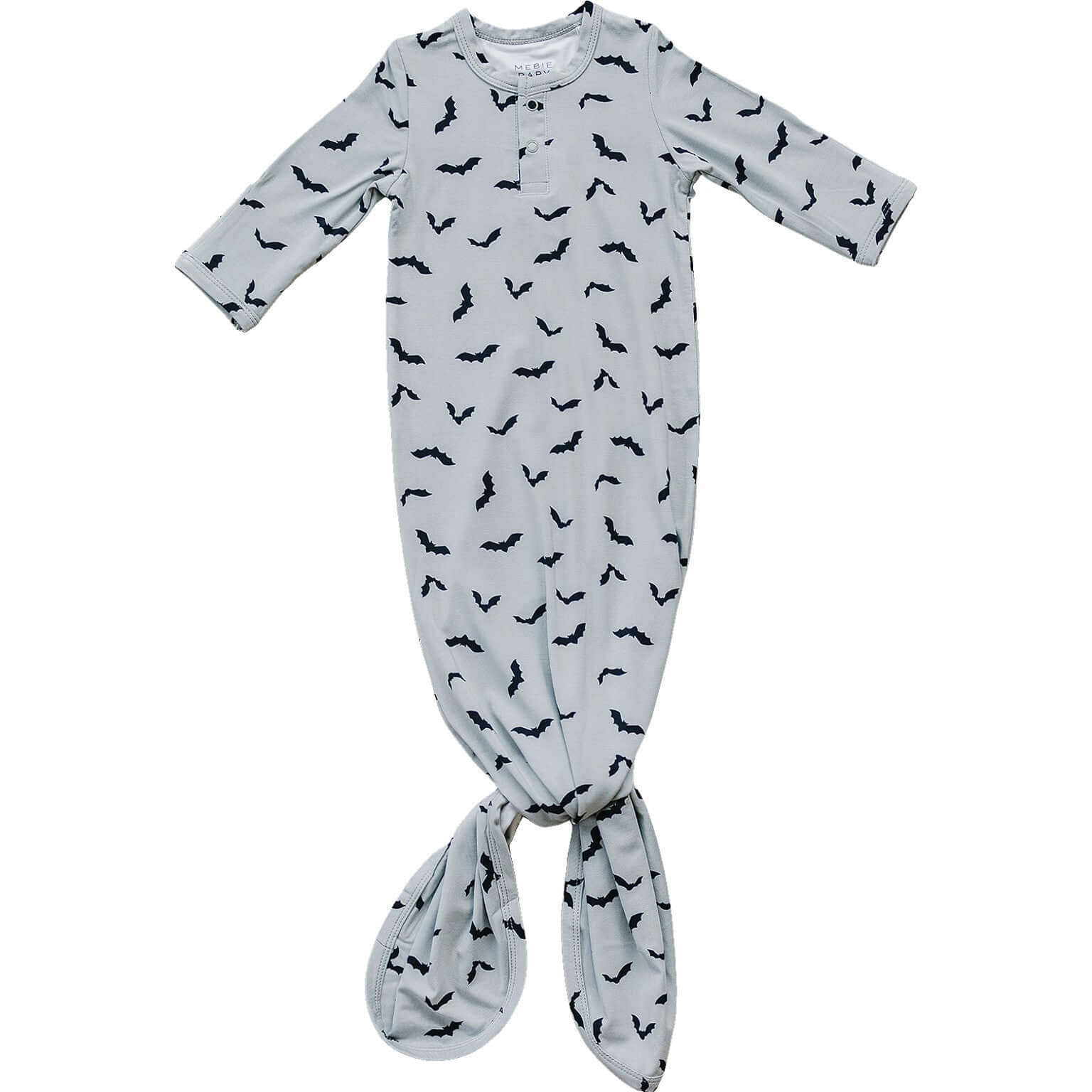 Bats Bamboo Knot Gown | Milk & Baby