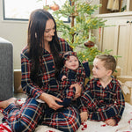 Christmas Plaid Bamboo Zipper | Milk & Baby