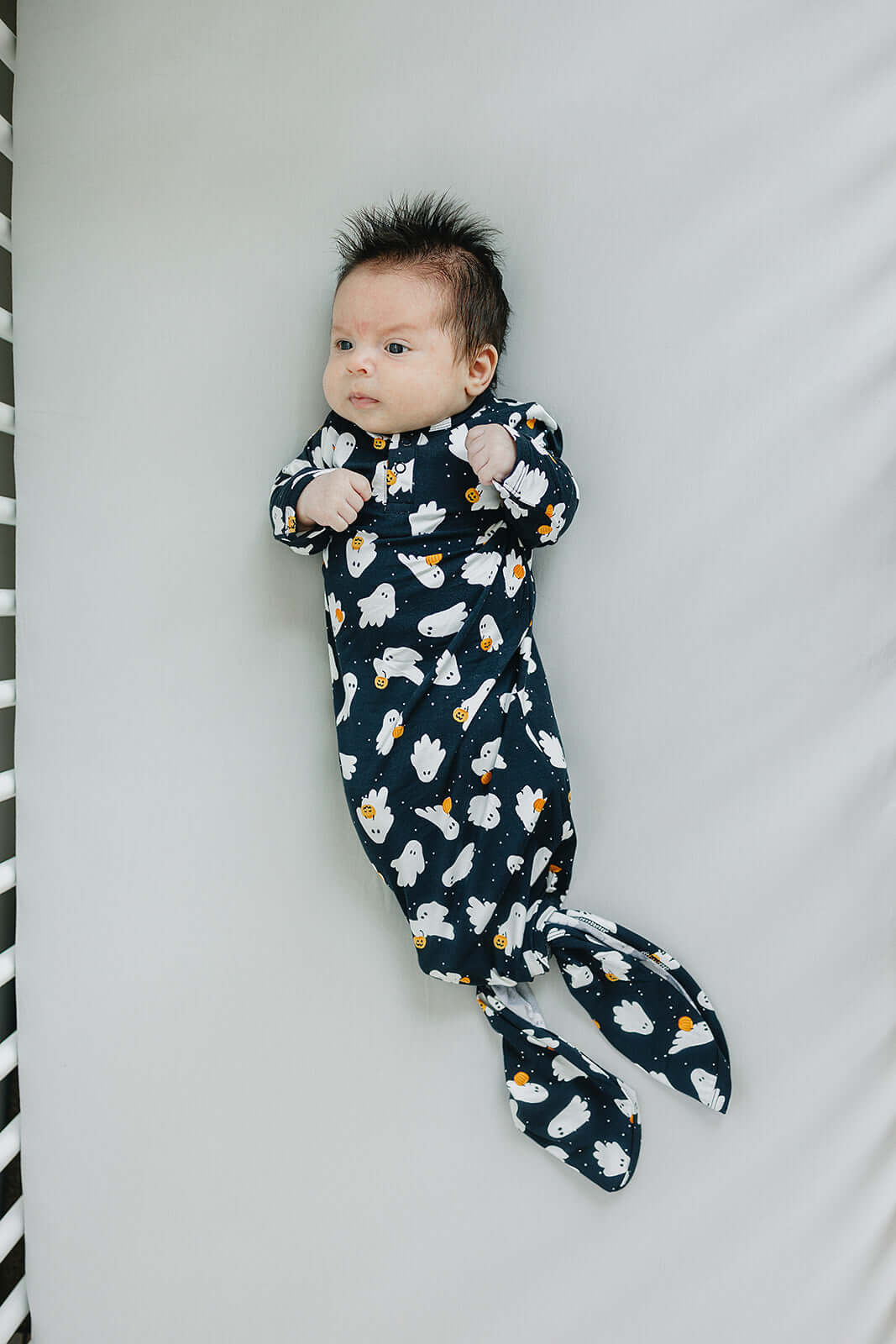 Ghosts Bamboo Knot Gown | Milk & Baby