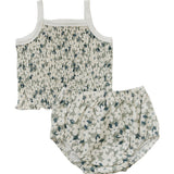 Ruched Floral Bloomer Set | Milk & Baby