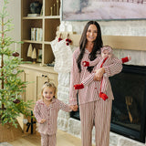 Red Stripes Bamboo Zipper | Milk & Baby