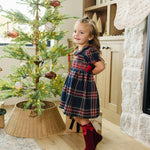 Christmas Plaid Smocked Dress | Milk & Baby