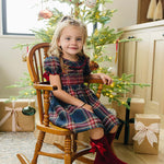 Christmas Plaid Smocked Dress | Milk & Baby
