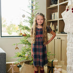 Christmas Plaid Smocked Dress | Milk & Baby