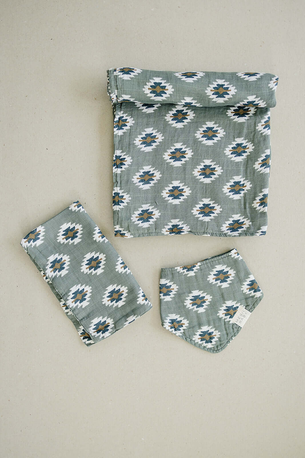 Southwest Aztec Muslin Swaddle Blanket | Milk & Baby