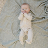 Desert Sage Muslin Quilt | Milk & Baby