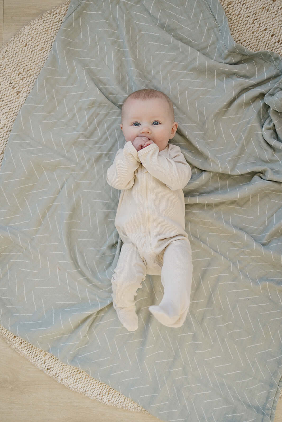 Desert Sage Muslin Quilt | Milk & Baby