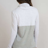 Nursing Sweatshirt Pullover | Light Grey | Milk & Baby