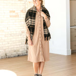 Anika Corduroy Shirt Dress | Milk & Baby