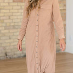 Anika Corduroy Shirt Dress | Milk & Baby