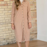 Anika Corduroy Shirt Dress | Milk & Baby