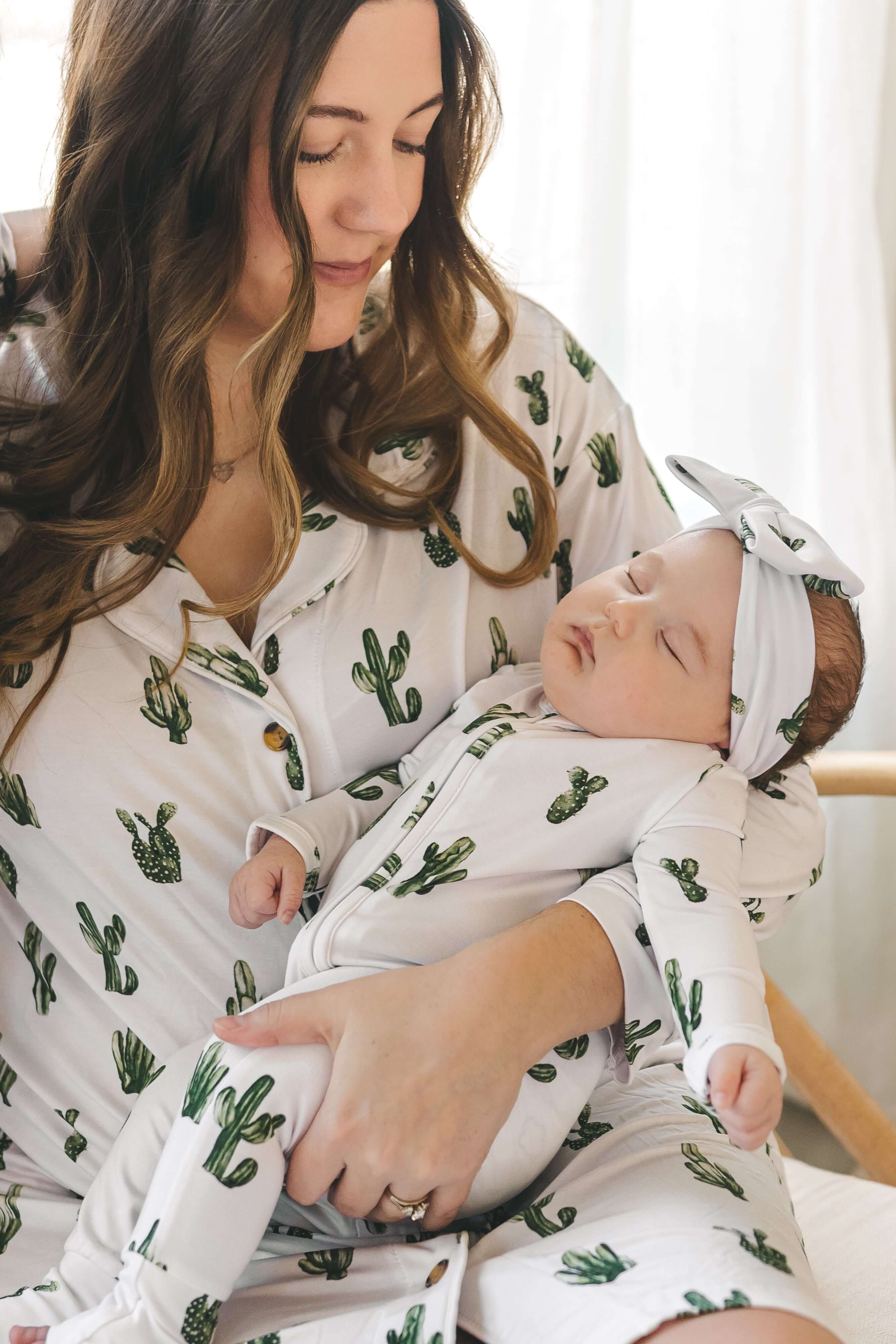 Cactus | Bamboo Zip Romper | Milk & Baby