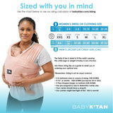 Baby K'tan Active Yoga Baby Carrier | Heather Coral | Milk & Baby