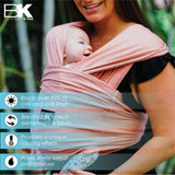 Baby K'tan Active Yoga Baby Carrier | Heather Coral | Milk & Baby