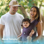 Baby K'tan Original Baby Carrier | Eggplant | Milk & Baby