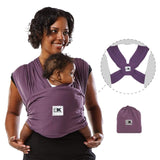 Baby K'tan Original Baby Carrier | Eggplant | Milk & Baby
