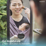 Baby K'tan Original Baby Carrier | Eggplant | Milk & Baby