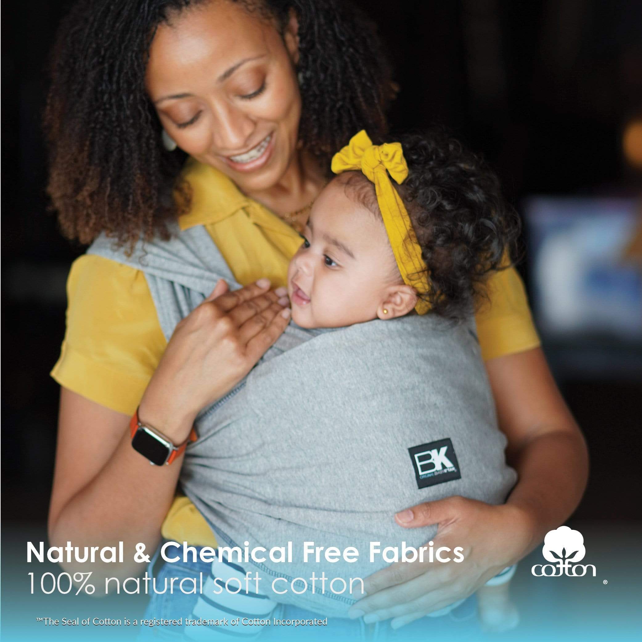 Baby K'tan Original Baby Carrier | Heather Grey | Milk & Baby