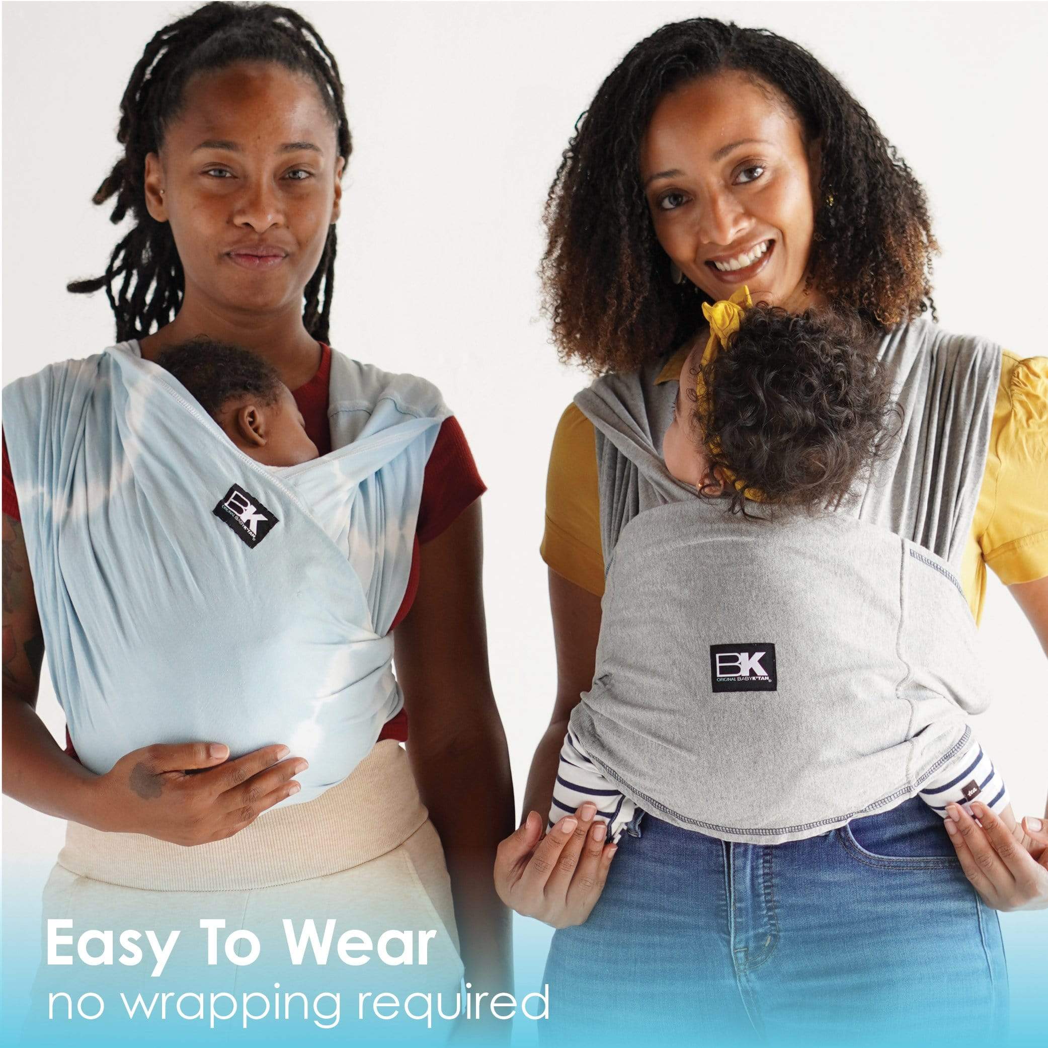 Baby K'tan Original Baby Carrier | Heather Grey | Milk & Baby