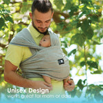 Baby K'tan Original Baby Carrier | Heather Grey | Milk & Baby