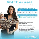 Baby K'tan Print Baby Carrier | Leopard Love | Milk & Baby