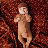 Rust Bamboo Newborn Knot Hat | Milk & Baby