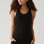 Back Snap Hands Free Nursing & Pumping Top in Onyx | Milk & Baby