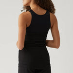 Back Snap Hands Free Nursing & Pumping Top in Onyx | Milk & Baby