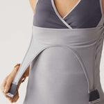 Back Snap Hands Free Nursing & Pumping Top in Sleet | Milk & Baby