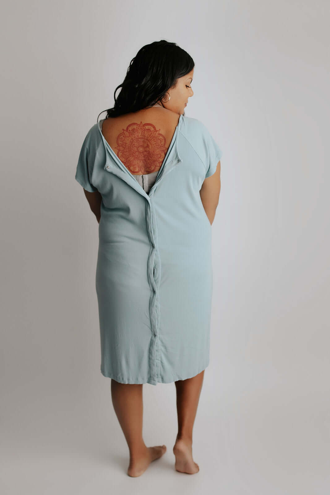 Blue Bird Mommy Labor and Delivery Gown | Milk & Baby