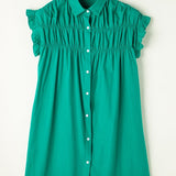 Gretchen Button Up Short Dress | Milk & Baby