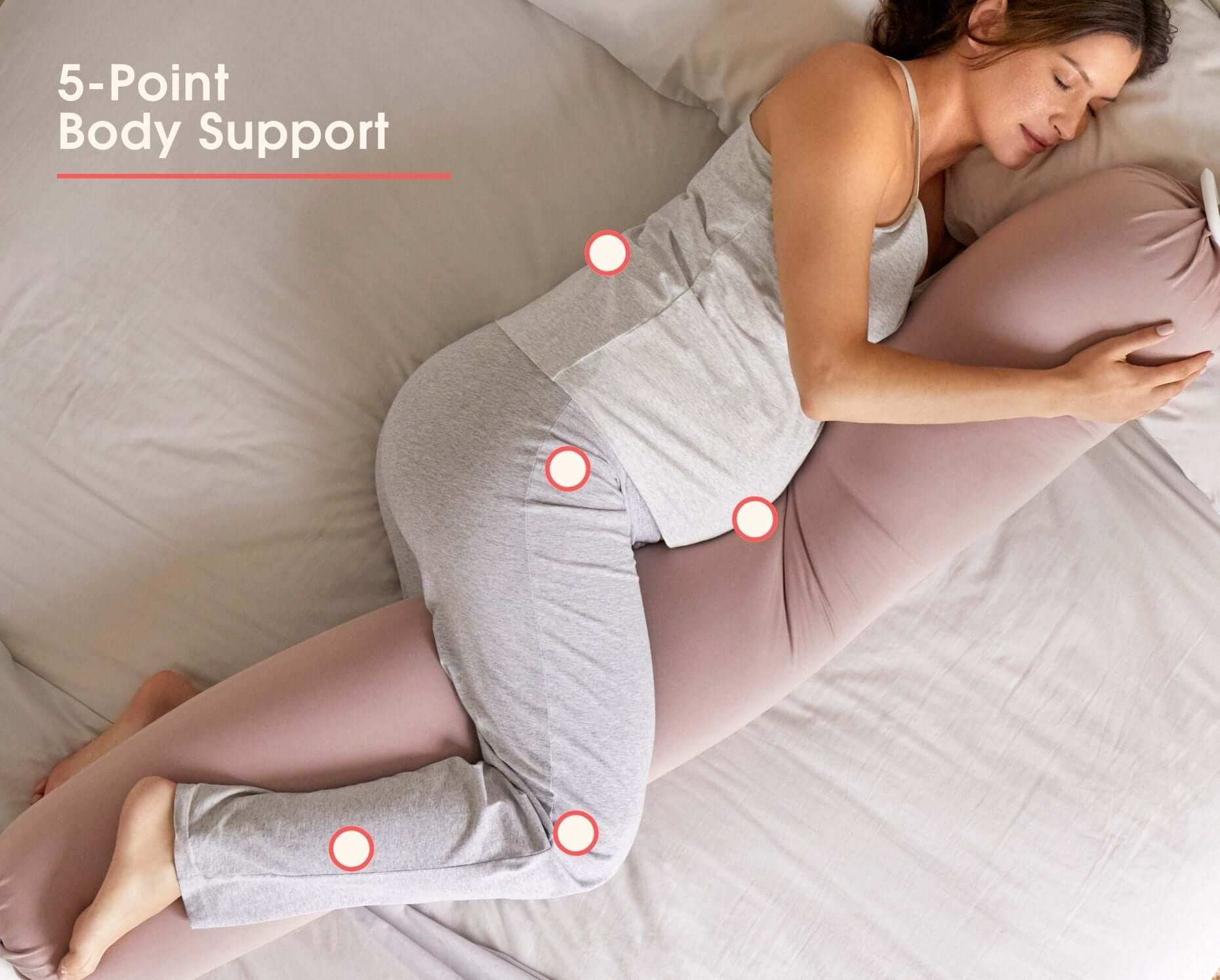 Nursing & Pregnancy Pillow | Dusty Pink | Milk & Baby