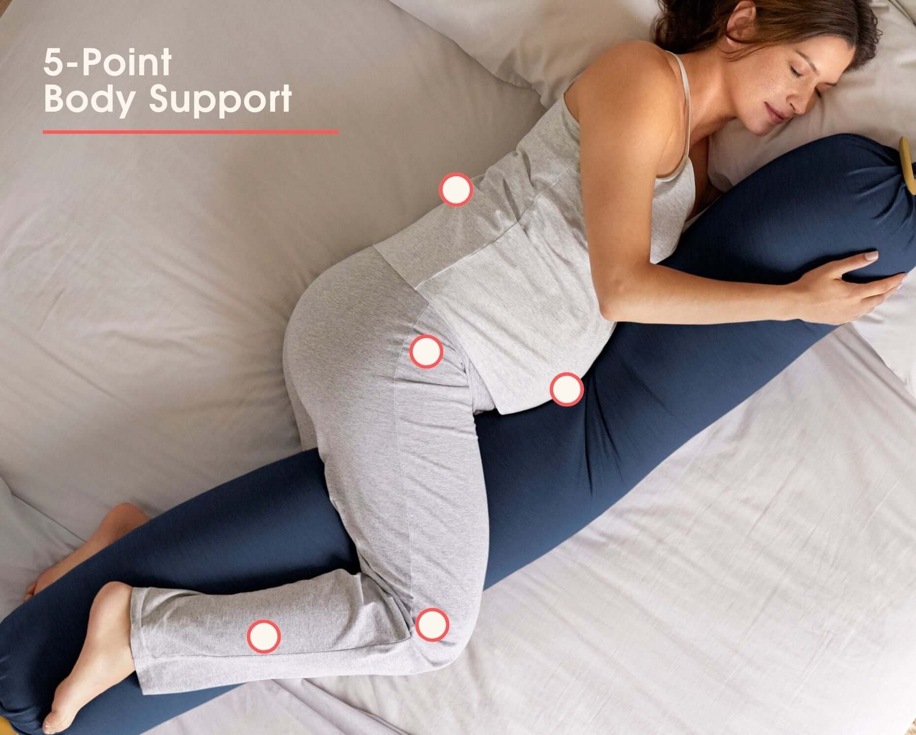 Nursing & Pregnancy Pillow | Midnight Blue | Milk & Baby