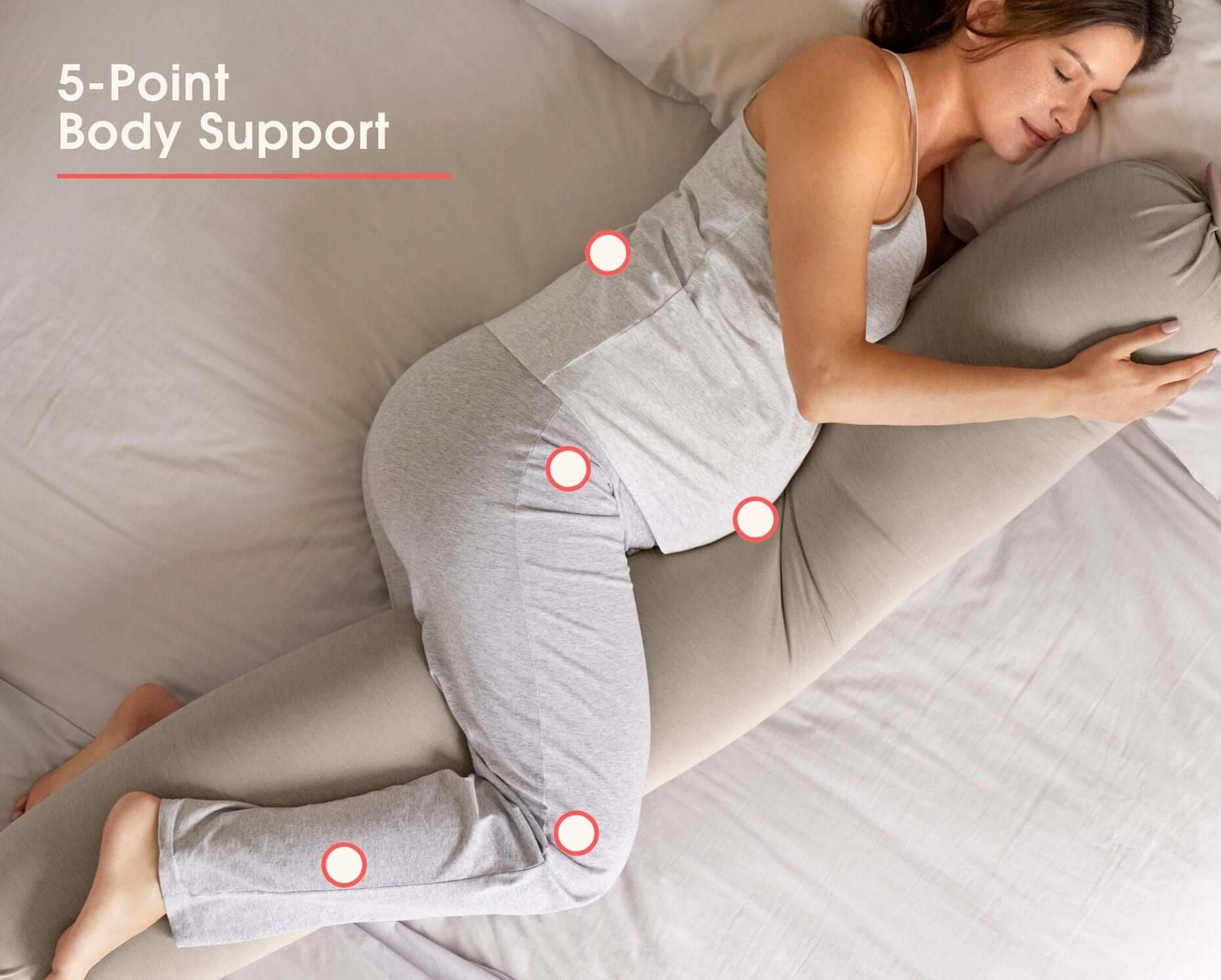 Nursing & Pregnancy Pillow | Seashell Beige | Milk & Baby