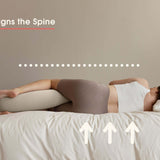 Nursing & Pregnancy Pillow | Seashell Beige | Milk & Baby