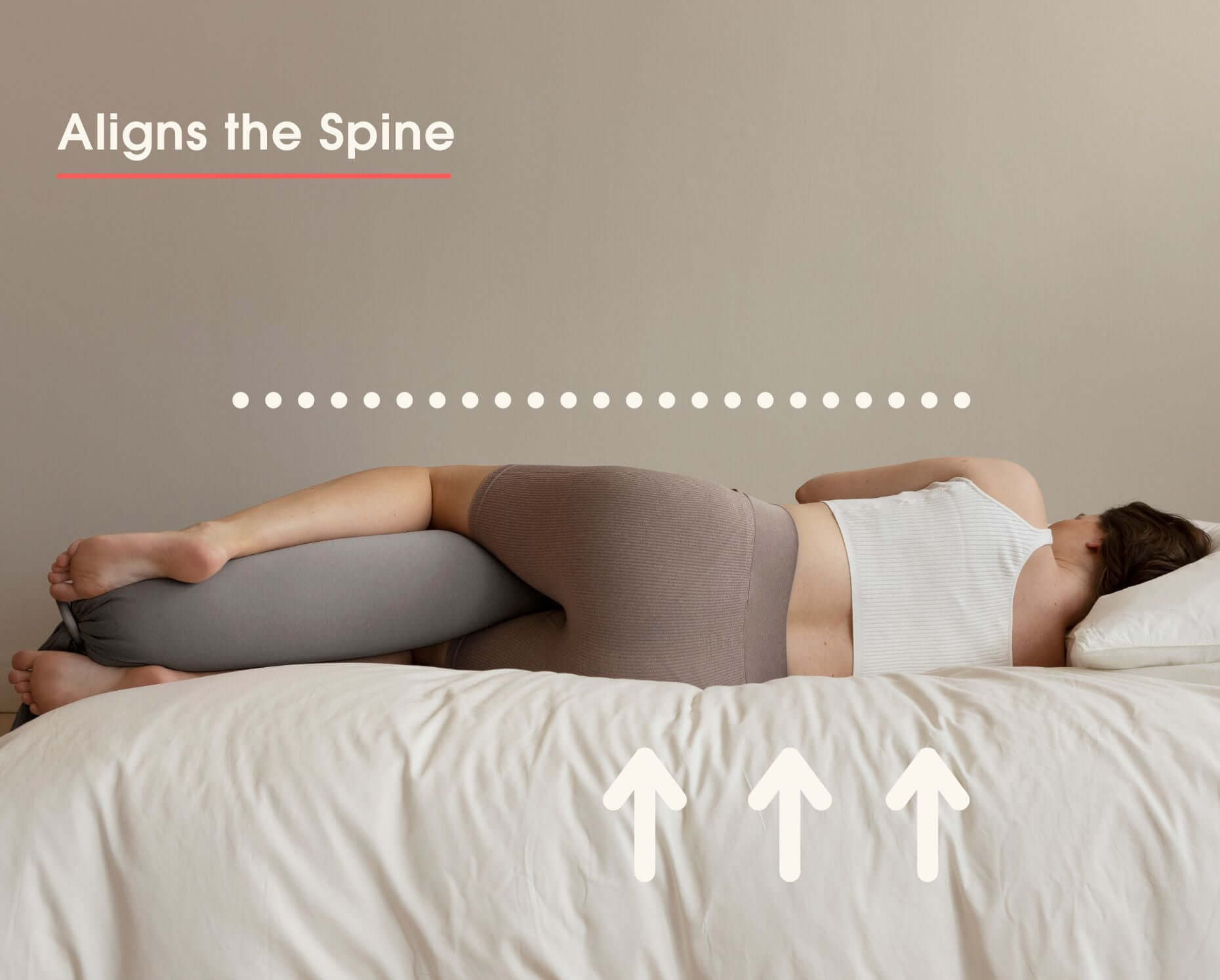 Nursing & Pregnancy Pillow | Stone | Milk & Baby
