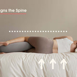 Nursing & Pregnancy Pillow | Stone | Milk & Baby