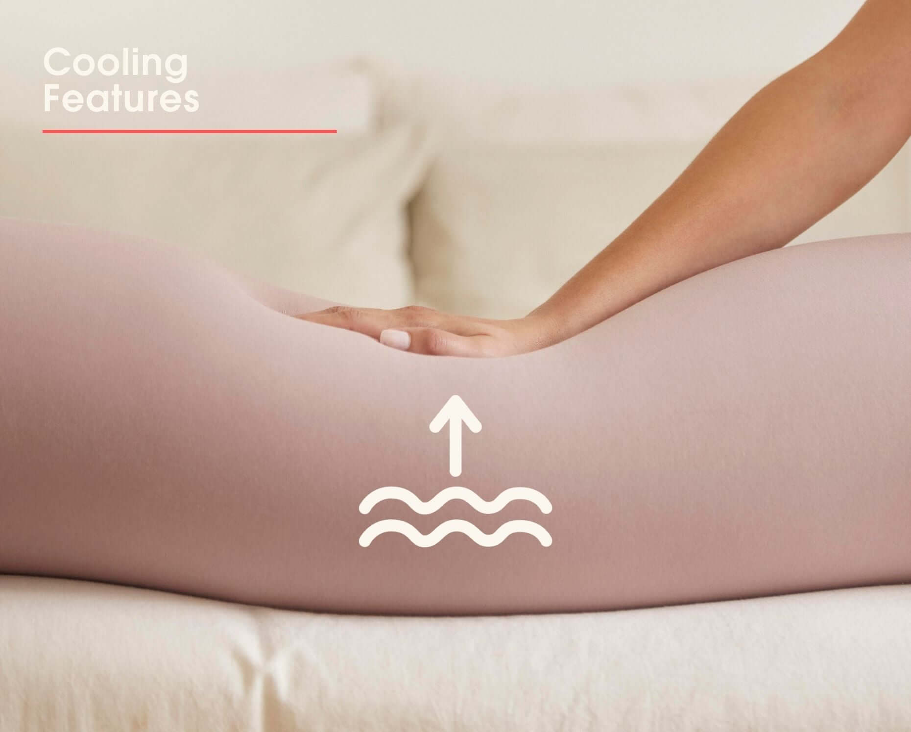 Nursing & Pregnancy Pillow | Dusty Pink | Milk & Baby