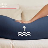 Nursing & Pregnancy Pillow | Midnight Blue | Milk & Baby
