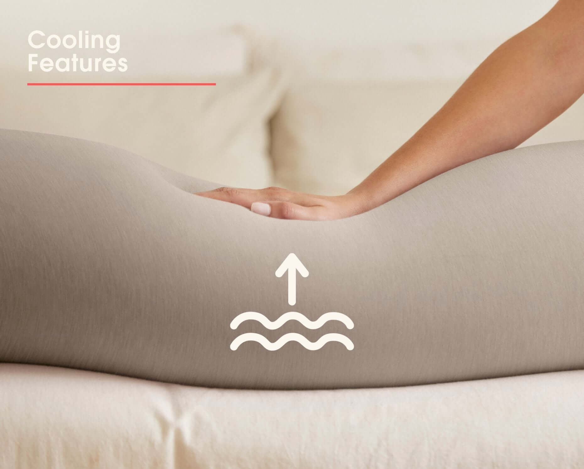 Nursing & Pregnancy Pillow | Seashell Beige | Milk & Baby