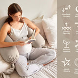 Nursing & Pregnancy Pillow | Seashell Beige | Milk & Baby