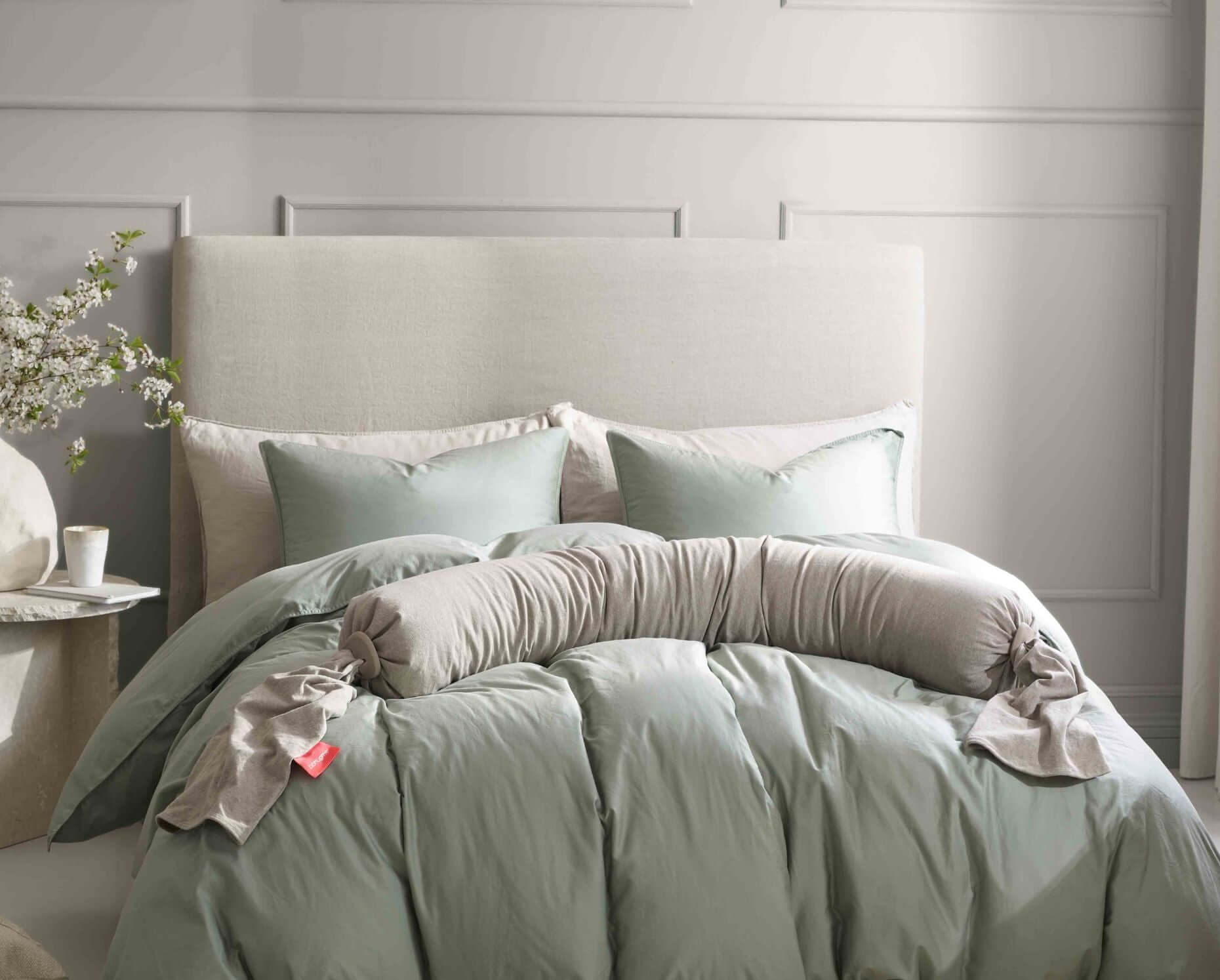 Nursing & Pregnancy Pillow | Seashell Beige | Milk & Baby