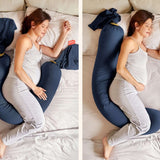 Nursing & Pregnancy Pillow | Midnight Blue | Milk & Baby