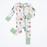 Billy Western Print | Bamboo One Piece Zip Pajama | Milk & Baby