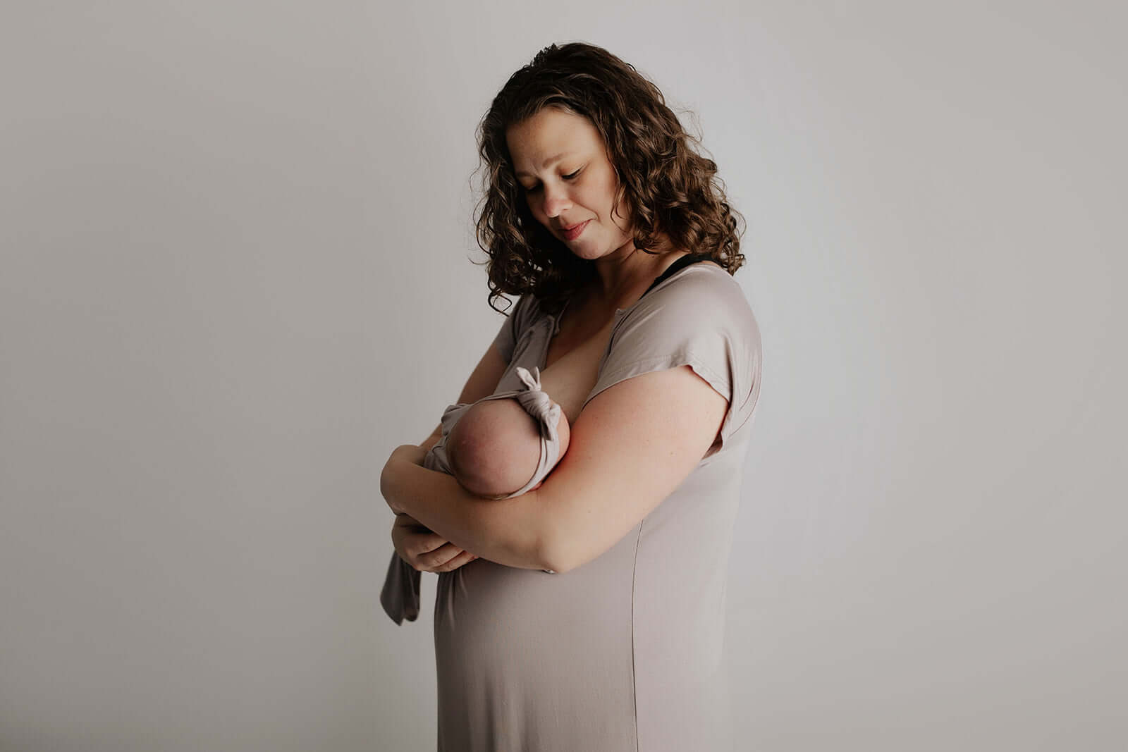 Harbor Mist Maternity Mommy Labor & Delivery Gown | Milk & Baby