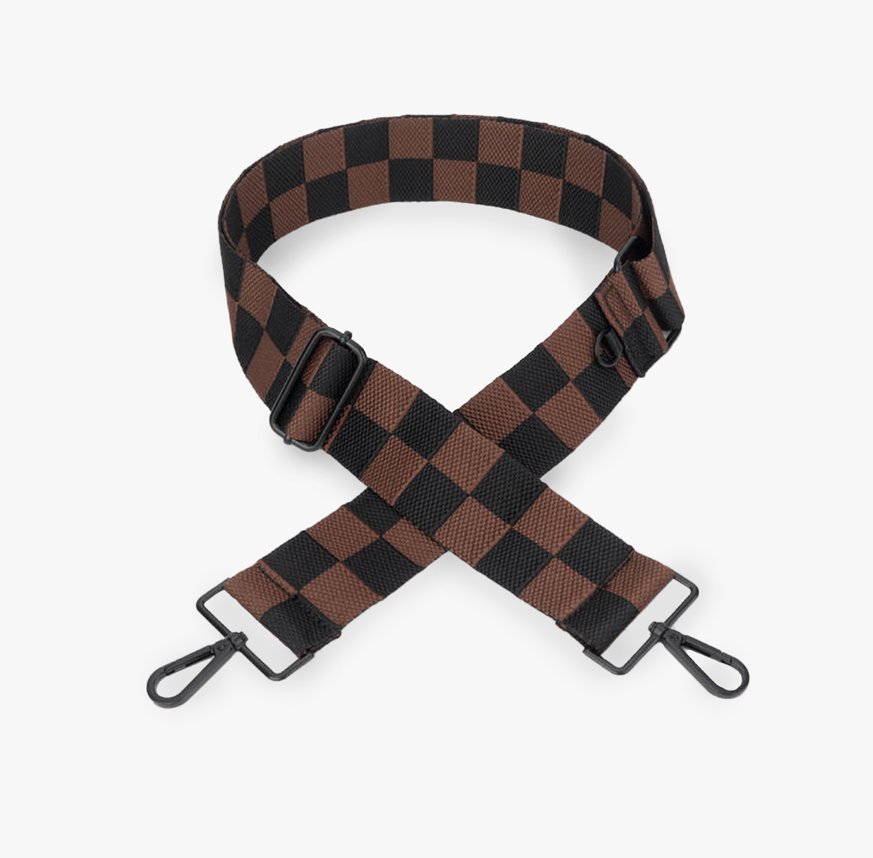 black and brown checkerboard strap | Milk & Baby