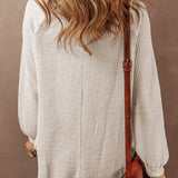 Lyla Waffle Buttoned Top | Milk & Baby