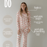 Cherry Orchard | Women's Bamboo Pajama | Milk & Baby