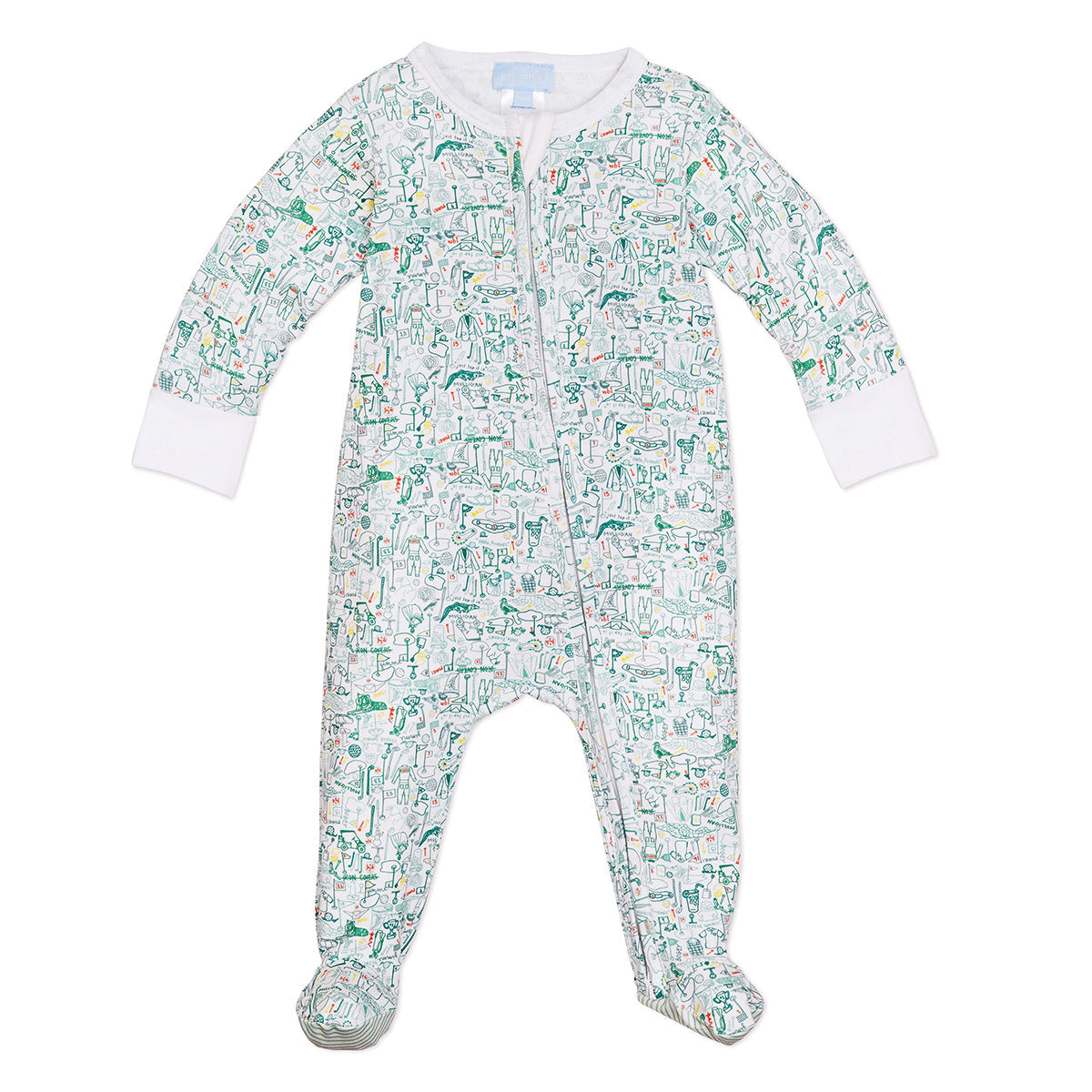 Golf Zip Baby Onesie | Milk & Baby