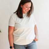 Full Zip Breastfeeding Tee | Milk & Baby